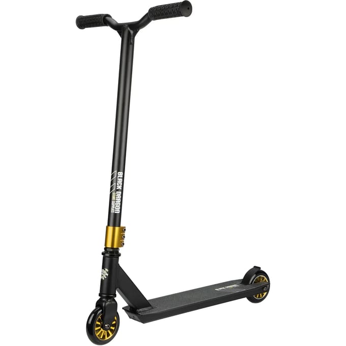 Black Dragon Stuntstep - Pulse Racer - Zwart/Goud - Step - 100KG