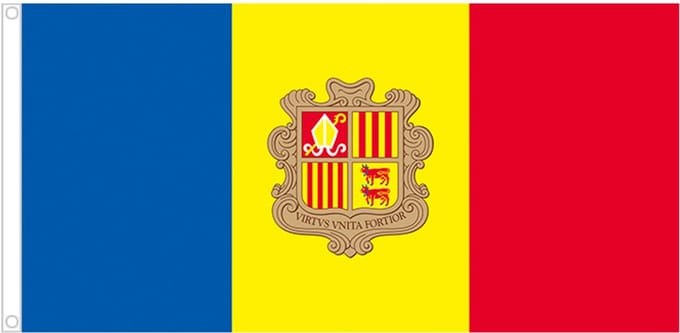 Go Go Gadget - Vlag Andorra - 90x150cm