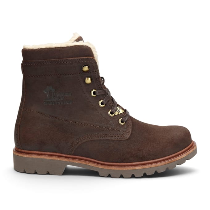 Panama Jack Waterdichte Veterboots van Bruin Leer voor Heren - P03-Aviator C41