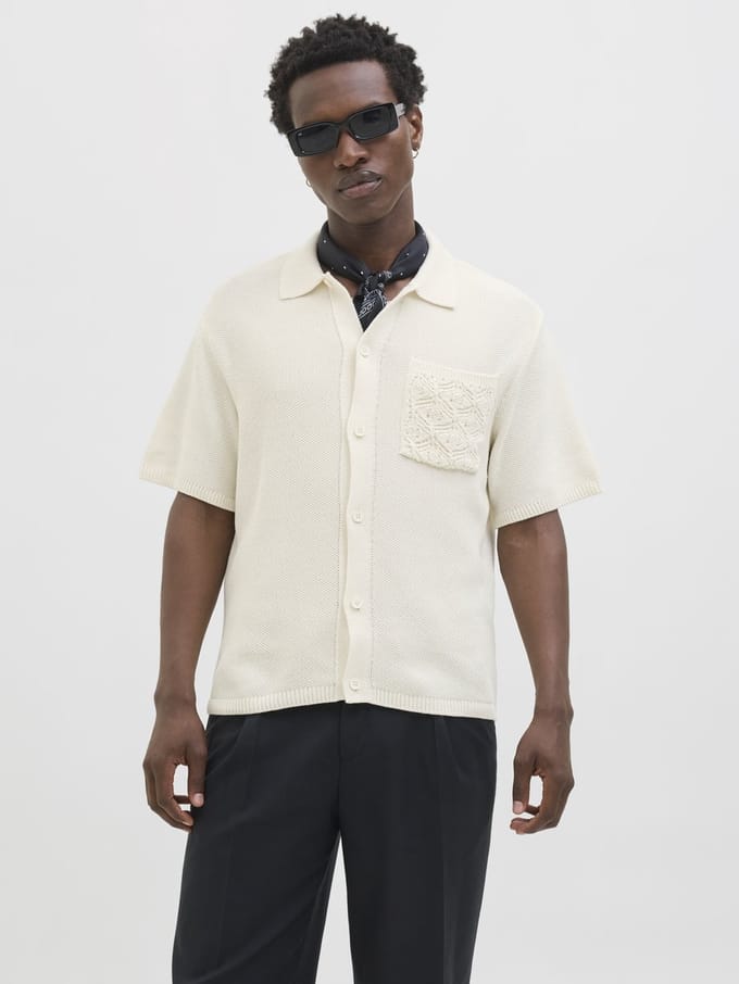 Jack & Jones Gebreide overhemd Gebreide overhemd