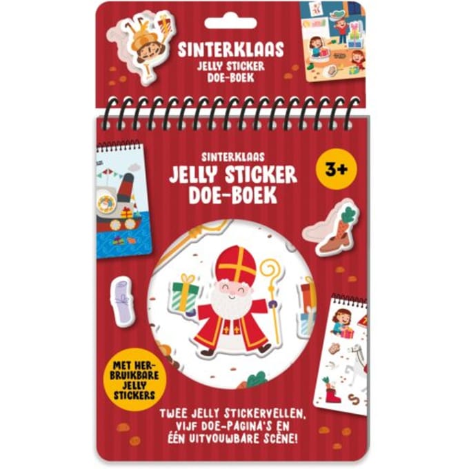Sinterklaas Jelly Stickerboek Doeboek - Interstat