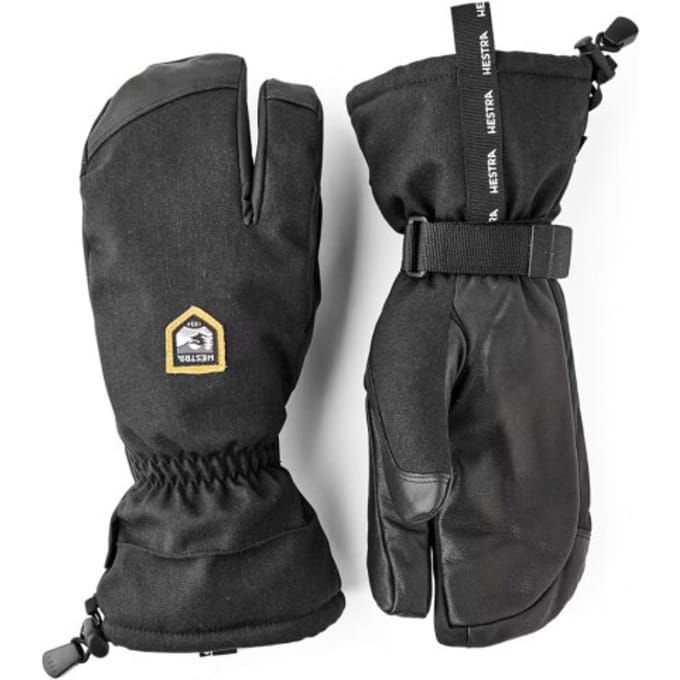 HESTRA - czone moutain 3 finger - Ski wanten heren - Zwart