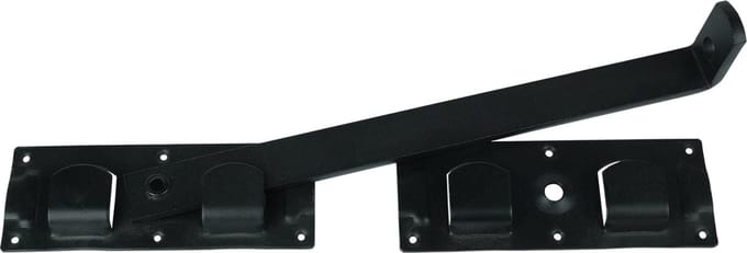 Wovar Overslaggrendel Zwart 440 x 70 mm | Per Stuk