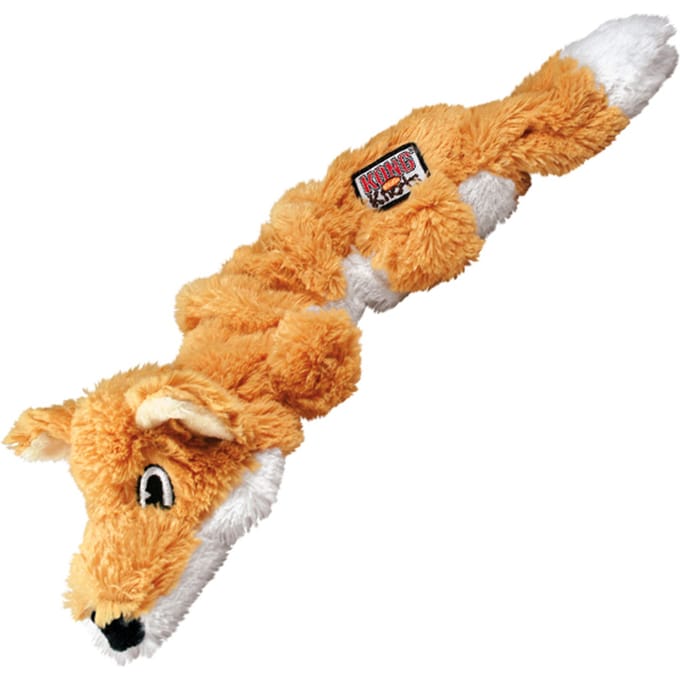 M/L KONG Scrunch Knots Vos Hondenspeelgoed L36 x B11 x H8 cm