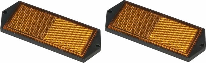ProPlus Reflector - set 2x - oranje - schroefbevestiging - 104 x 40 mm