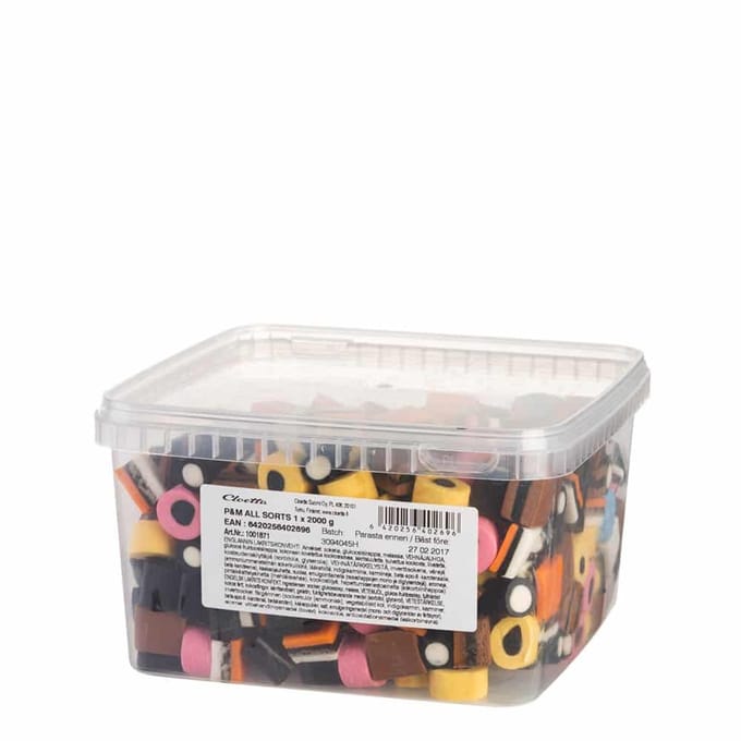 Cloetta Engelse Drop - 1 x 2 kilo