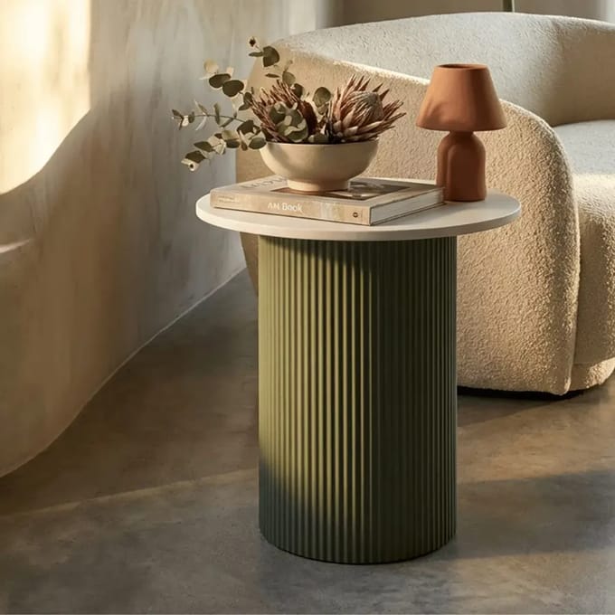 Bijzettafel Frankfurt Marble End Table 40×42×45 cm