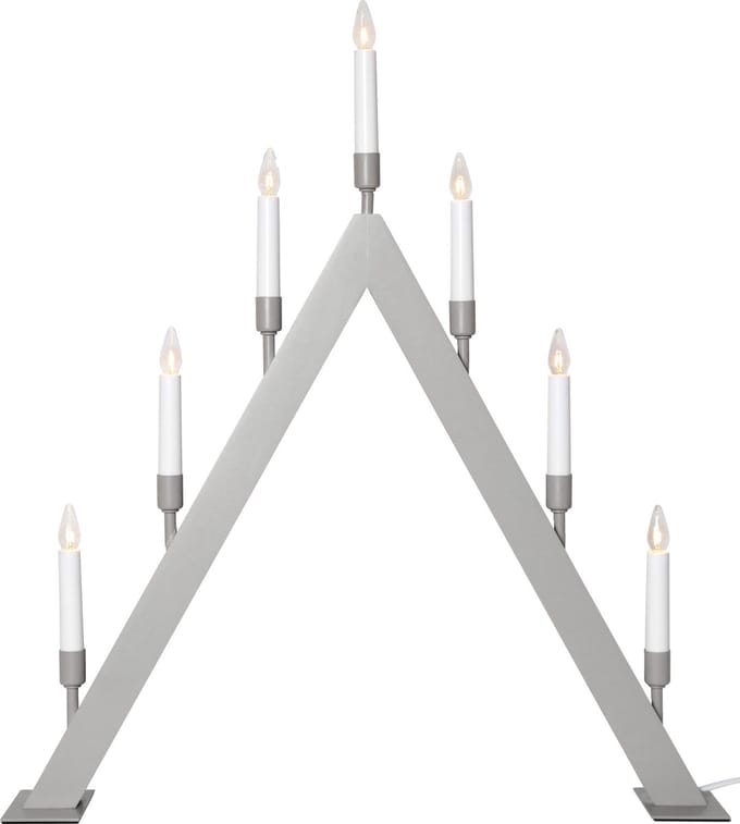 Star Trading kaarsenboog 'Vind', 7 lichtpunten, hout, beige