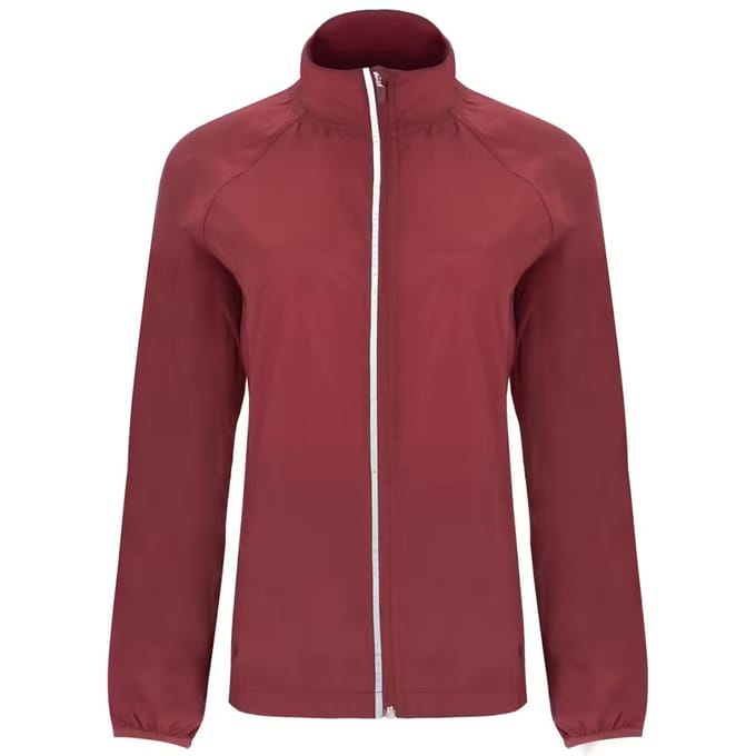 Roly Dames/Dames Glasgow Packaway Slim Windjack (Bourgondië)