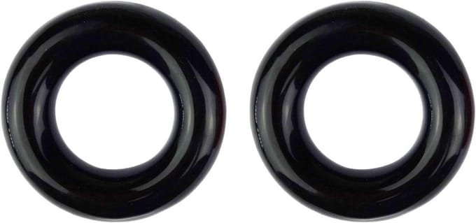 Golfclub Opwarmring - Schommel Ring - Golf Training - 2-Pack Set - 15 cm - Zwart