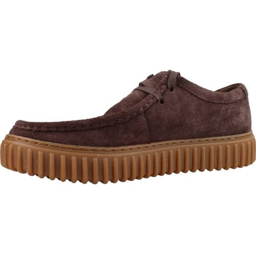 Clarks Torhill Lo bruin leren schoenen