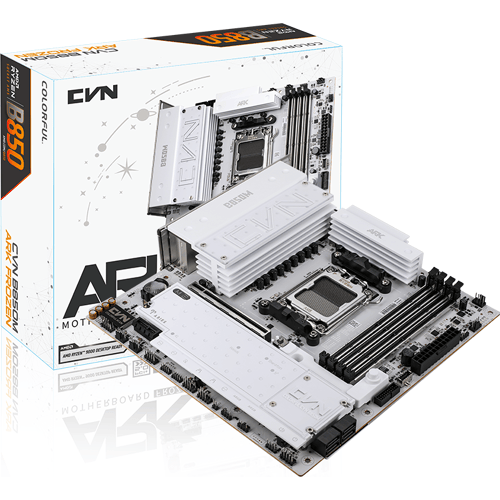 COLORFUL CVN B850M ARK FROZEN V14 moederbord, M-ATX-vormfactor
