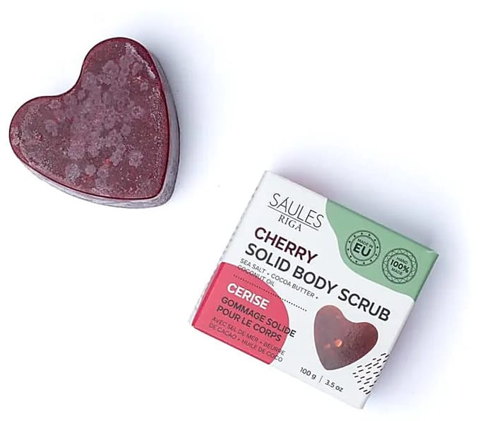 Natuurlijke scrubzeep Kers - set van 3 stuks - 100 g - 100g