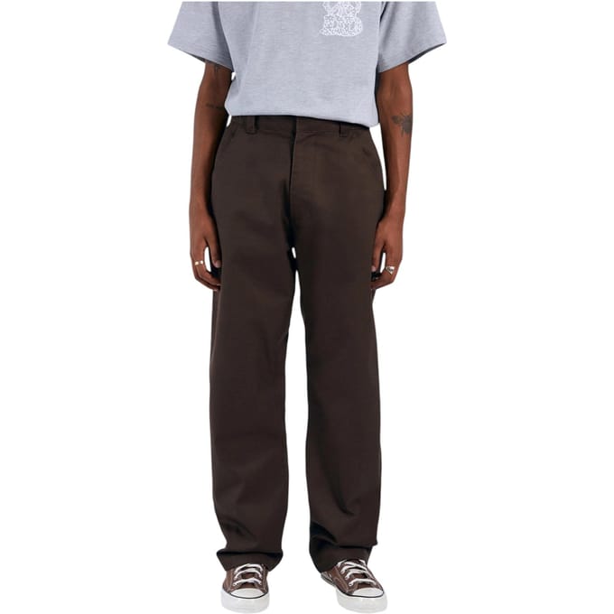 mannenbroek dr denim omar - donker ceder