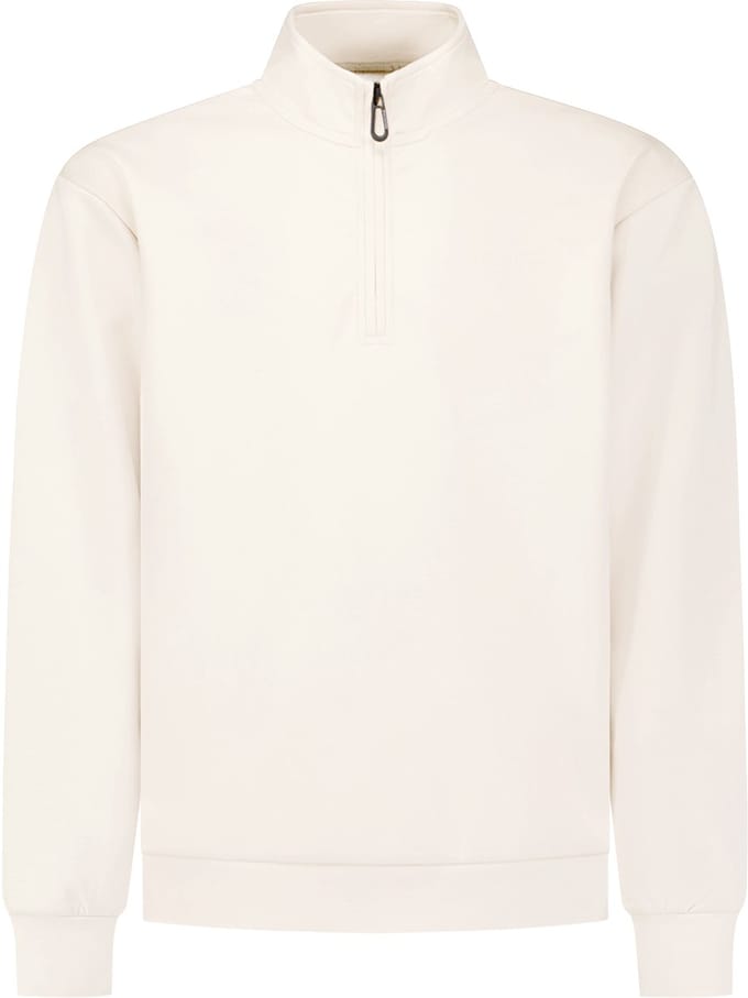 No Excess Sweater half zip interlock desert