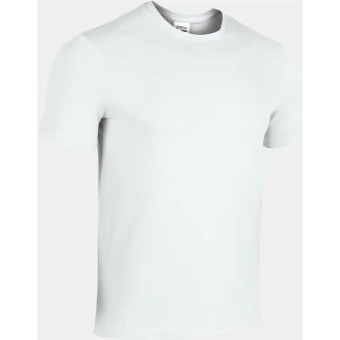 Joma Indoor Gym T-shirt Met Korte Mouwen Wit S Man