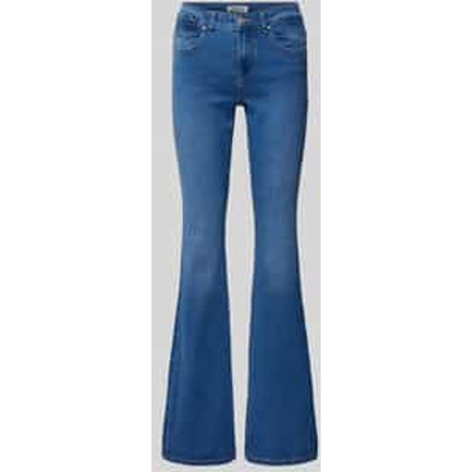 Bootcut jeans van katoenmix, model 'REESE'