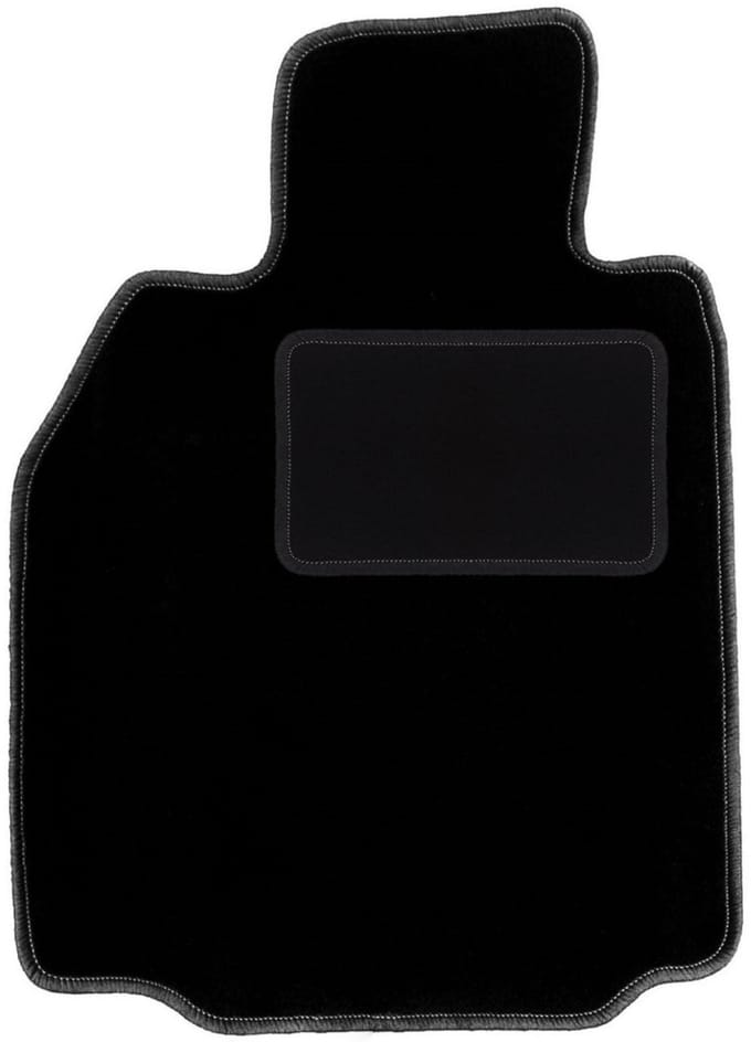 Bestuurdersmat zwart voor: Porsche 911 (type 997) cabro, coupé, targa (2002-2012)