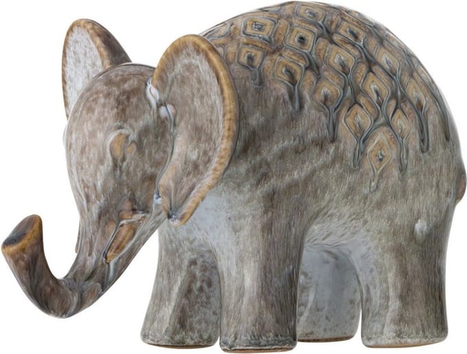 Bloomingville Longuro ornament bruin 14cm