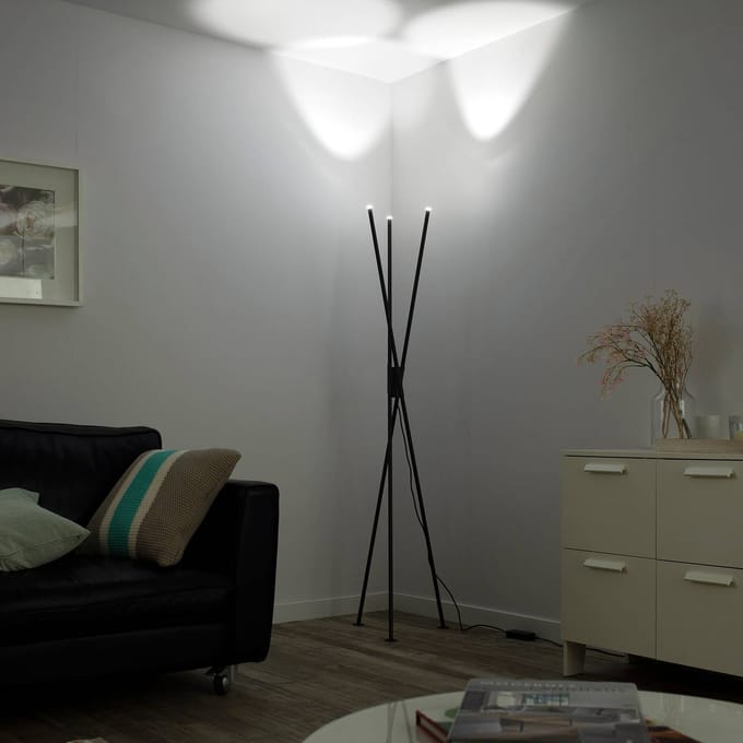 Q-Smart-Home Paul Neuhaus Q-PETER LED vloerlamp, RGB/CCT