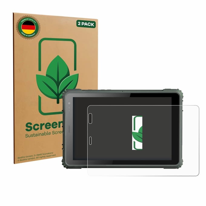 2 Stuks Screenprotector voor Geshem MTK6877 - Hoogwaardige Beschermfolie transparant