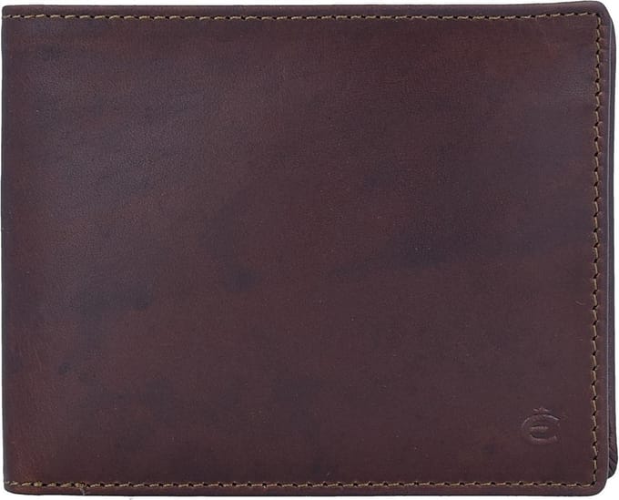 Esquire Leren portemonnee Dallas Wallet Horizontal Brown bruine