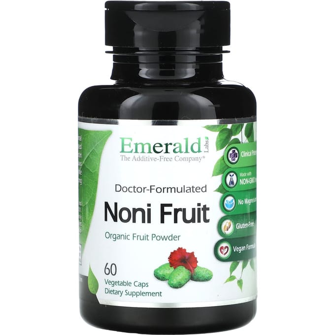 Emerald Laboratories, Noni Fruit, 1000 mg, 60 vegetarische capsules (500 mg per capsule)