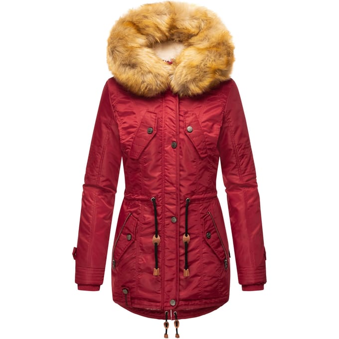 Navahoo Dames Winterjas B399 – Warm, Waterafstotend & Met Afneembare Bontkraag
