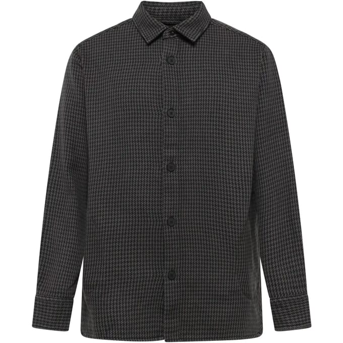 Overhemd KnowledgeCotton Apparel Houndtooth Loose