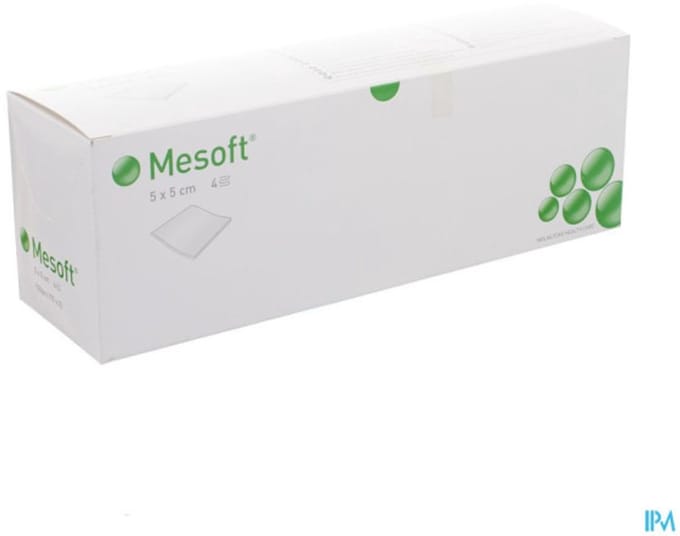 Mesoft Nonwoven Swab 5x5cm, 2x75 stuks | 156040