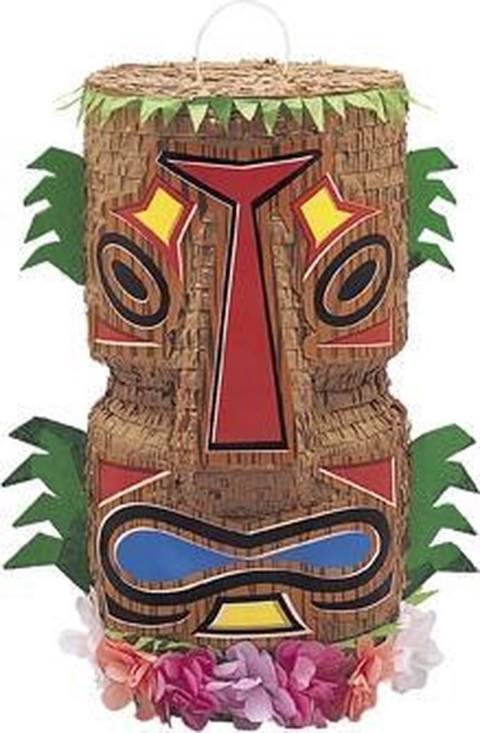 "Pinata tiki tropics - Feestdecoratievoorwerp - One size"