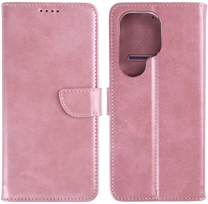 Rixus Bookcase For Samsung Galaxy S26 Ultra Pink