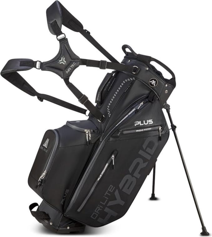 Big Max Dri Lite Hybrid Plus - Waterwerende Golftas - Standbag - Zwart
