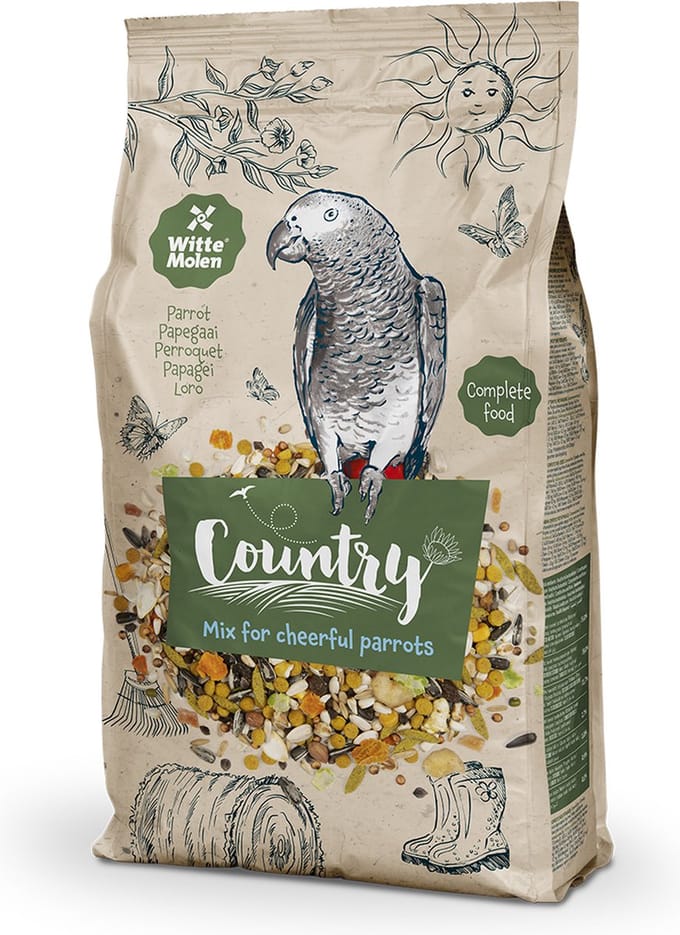 Witte molen country papegaai 2kg