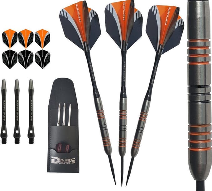 ABC Darts - 90% Tungsten HQ Dartpijlen - Orange Viper - 22 Gram