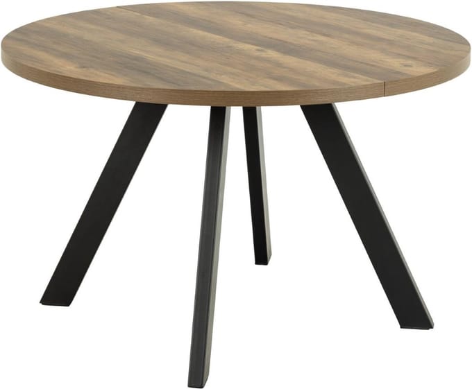 Giga Living Eettafel Trelan - Rond Uitschuifbaar - 210x120x75cm