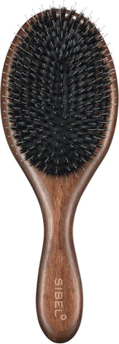 Sibel Decopad Wooden Brush L Nylon+Boar