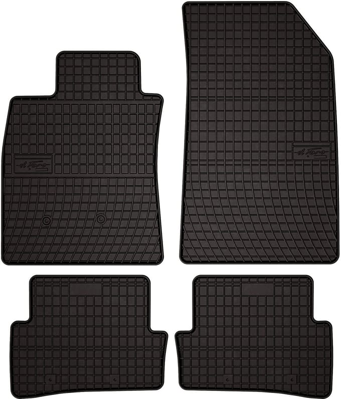 Wielganizator SolidPRO Serie - Rubber Automatten - Renault Clio III - Zwart - Perfecte Pasvorm