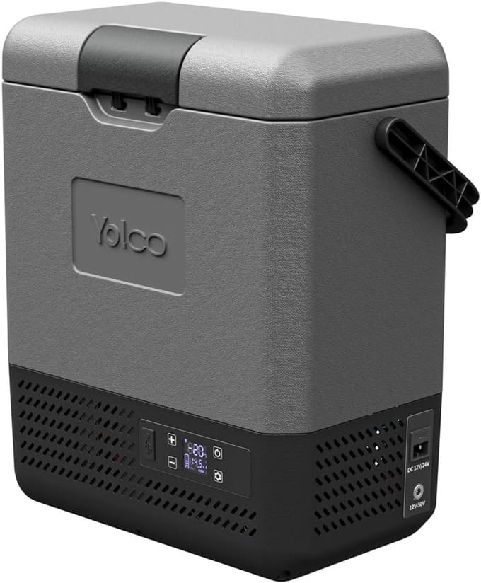 Draagbare Elektrische Koelbox met Compressor -20 tot +20 °C voor Auto, Vrachtwagen en Boot met USB-aansluiting