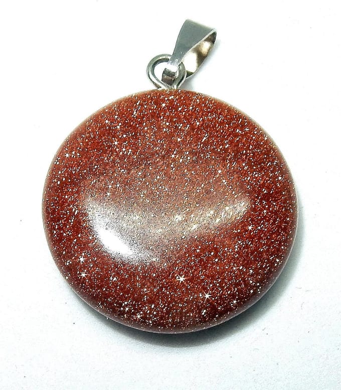 Munt Hanger Goudsteen Rood