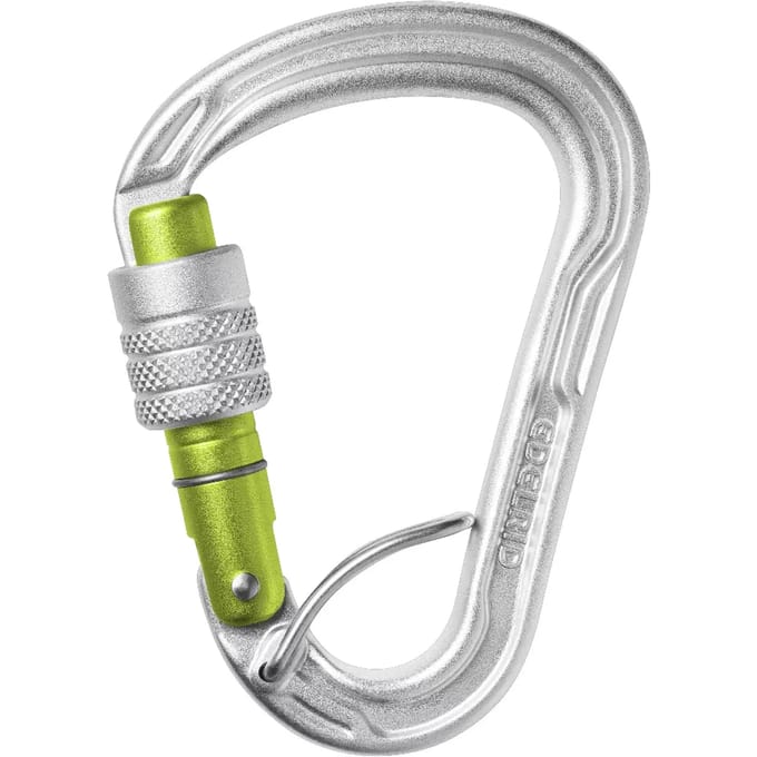 Edelrid Hms Strike Screw Fg Karabijnhaak Zilver