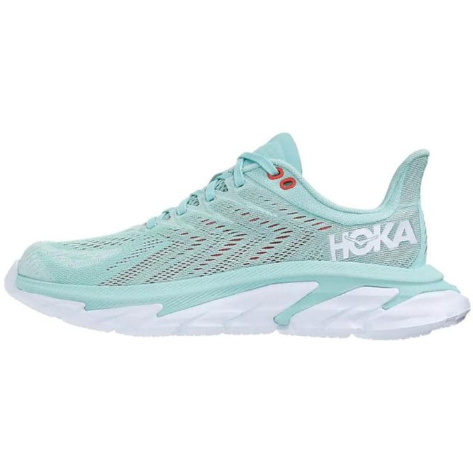 HOKA Dames Clifton Edge 'Eierschaal Blauw' 39 gray