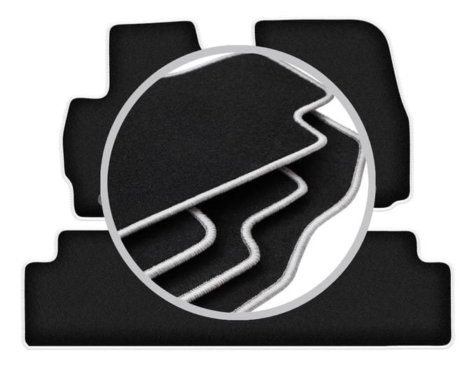 CARLUX-SILVER automatten voor: Mazda 5 I minivan (2005-2010)
