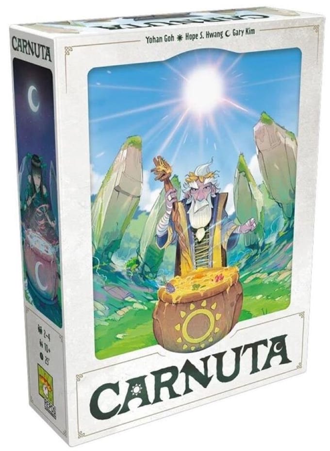 Asmodee bordspel Carnuta strategisch kaartspel voor families.