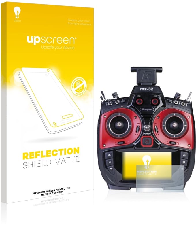 upscreen - Screenprotector voor Graupner MZ-32 (3.Gen) - Folie Beschermfolie anti glare matte