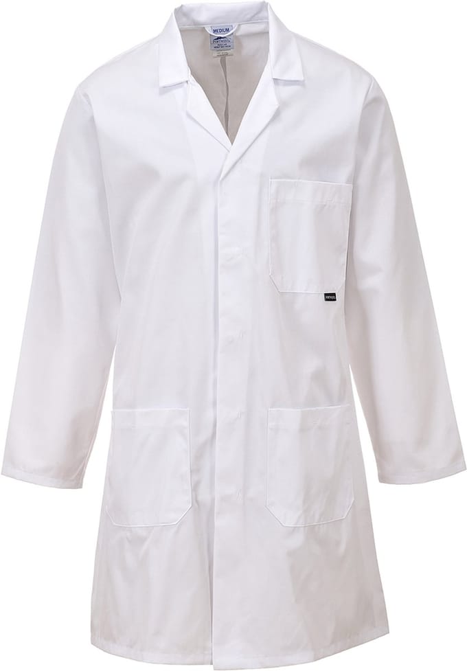 Portwest Standaard Stof- of labojas C852 - Wit - 4XL