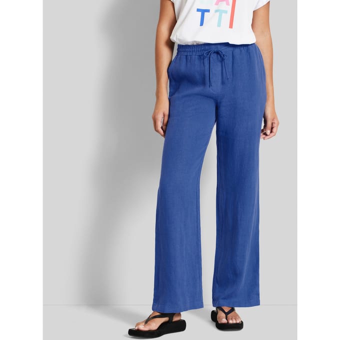 Bugatti Damen Casual broek met elastiek in de taille