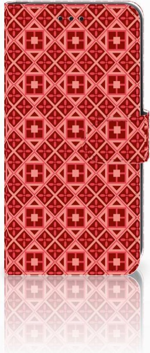 Xiaomi Mi A2 Lite Telefoon Hoesje Batik Rood