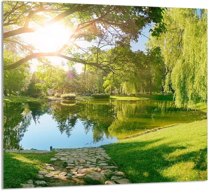 TMK ArtDeko - Snijplank - 65x60 cm - Gehard Glas - Decoratieve Print