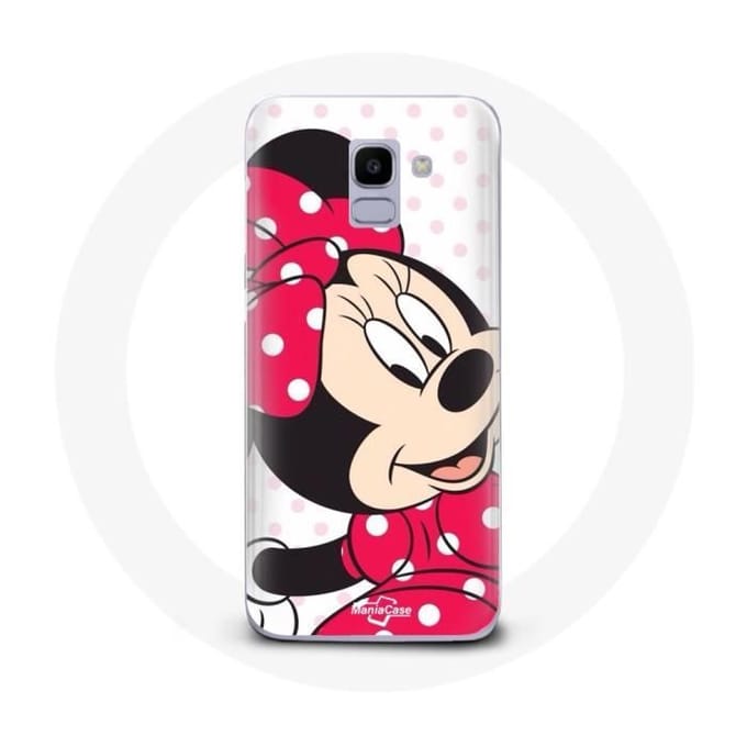Hoesje voor Samsung Galaxy A8 2018 Minnie Mouse Leuke cartoon
